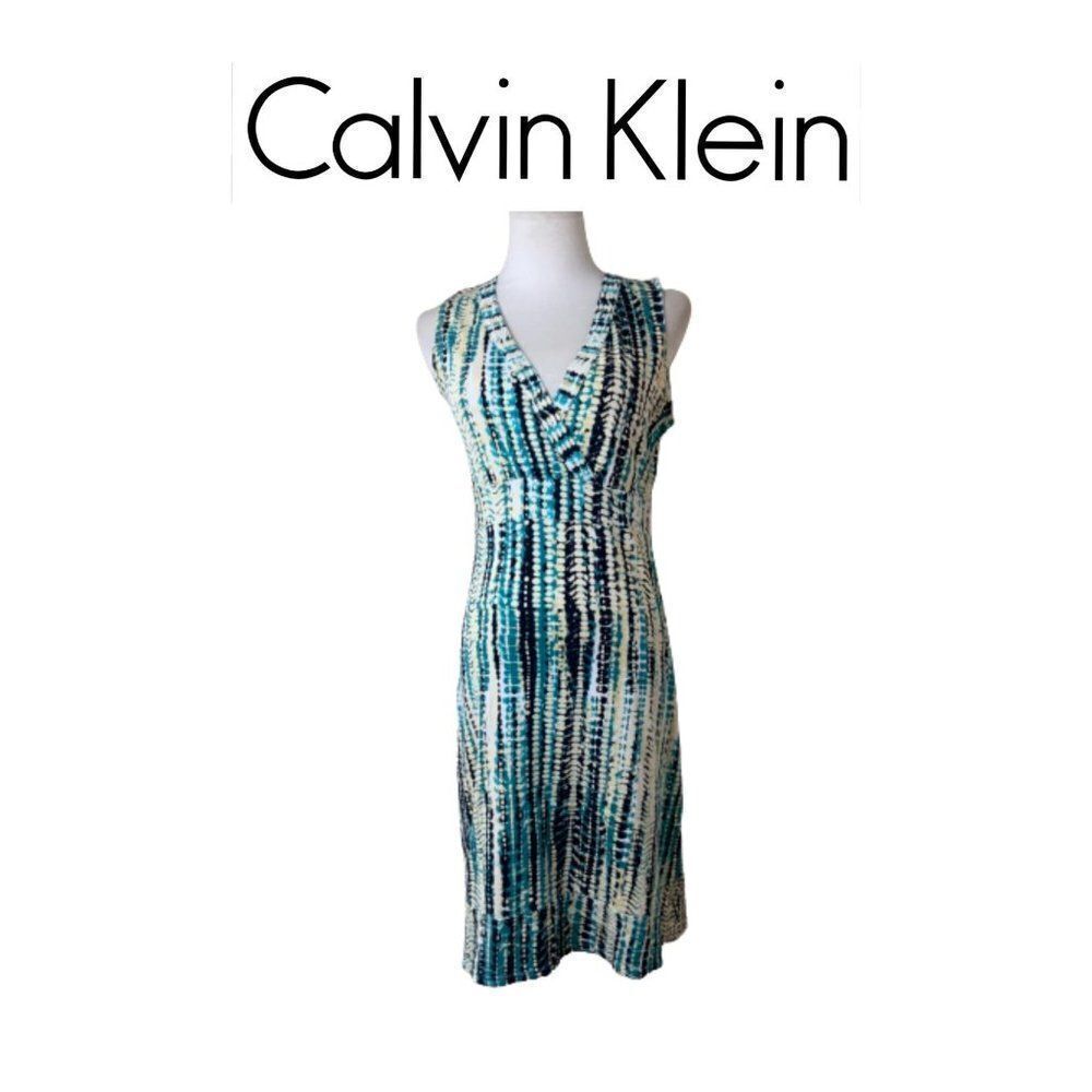 Calvin Klein Multi-Color Dress. Sz S